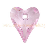 Swarovski divoké srdce 12mm - Rosaline Swarovski divoké srdce 12mm - Rosaline